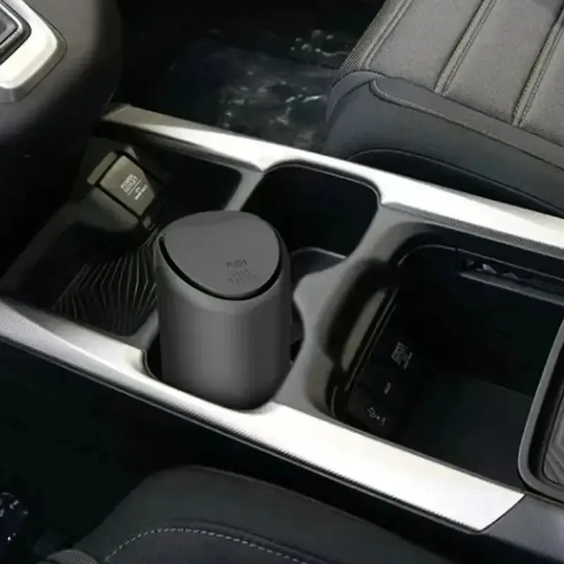 Poubelle de voiture en silicone avec rangement 4