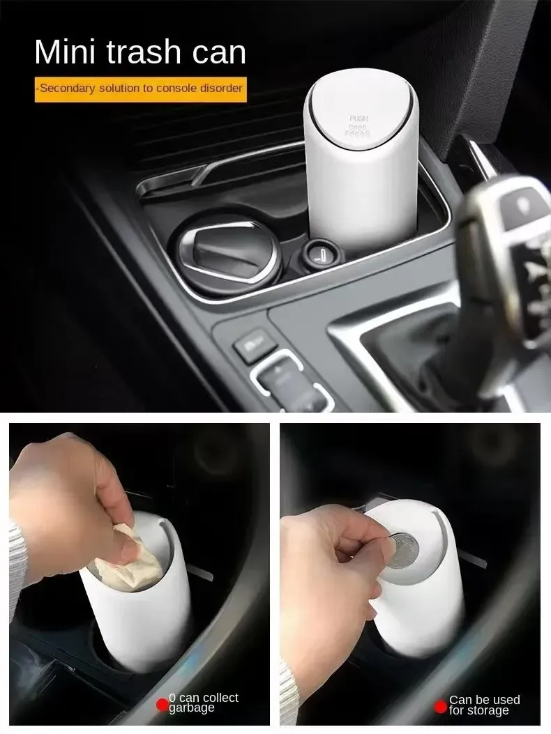 Poubelle de voiture en silicone, détail du produit