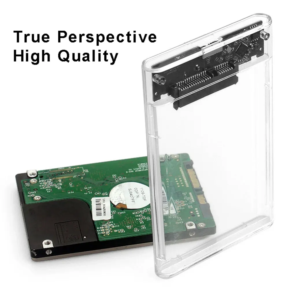 Boîtier de disque dur portable en détail