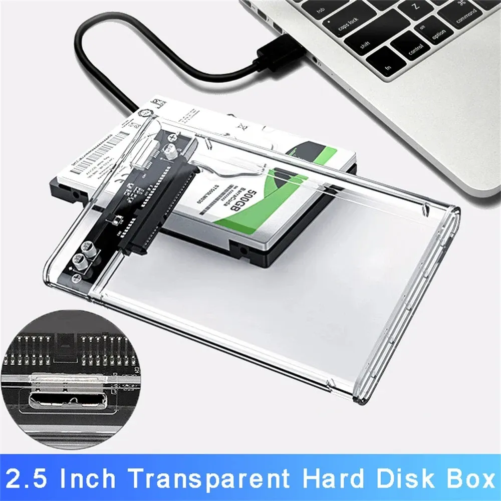 Vue d'ensemble du boîtier USB 3.0 pour disque dur 2,5 pouces