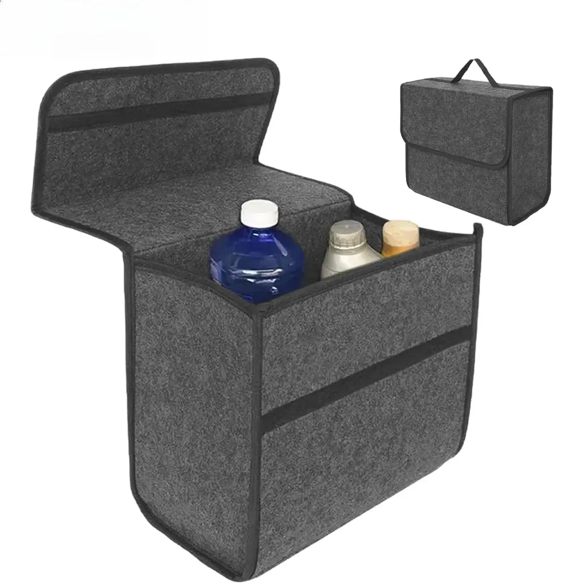 Boîte de rangement en feutre KKJOY pour voiture, vue principale