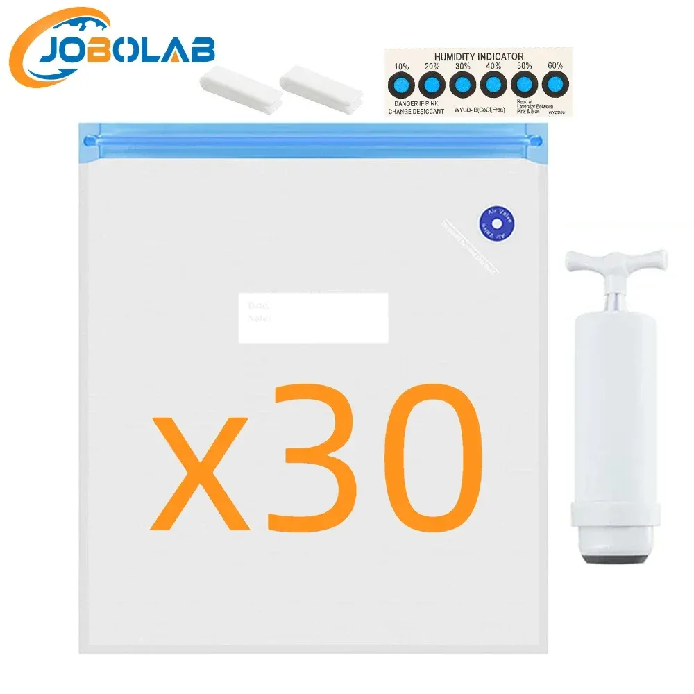 Sacs de stockage sous vide pour filament, 2 à 30 unités, pour imprimante 3D : protection contre l'humidité pour filaments PLA, ABS et PETG, séchoir compatible, sécurité renforcée 8