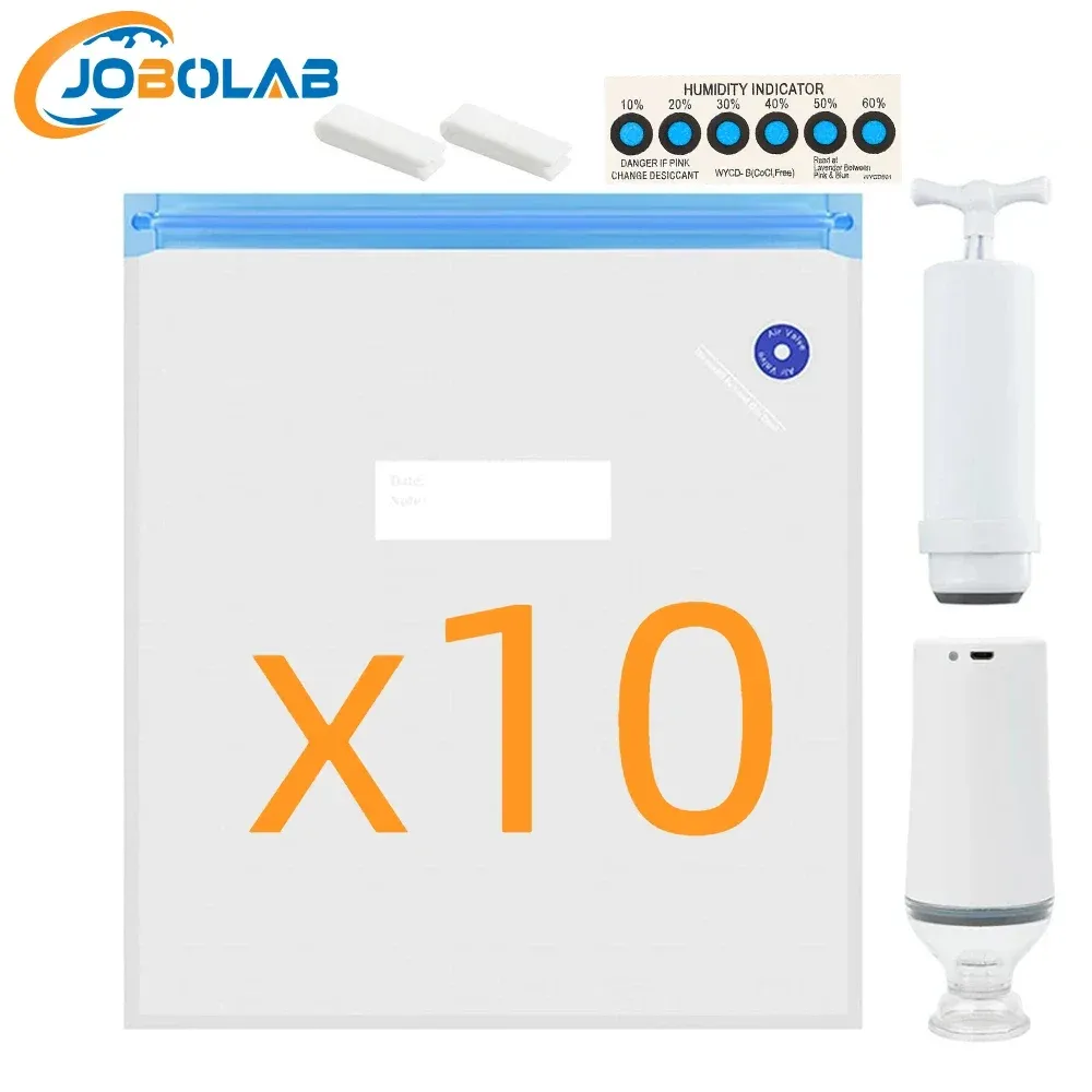 Sacs de stockage sous vide pour filament, 2 à 30 unités, pour imprimante 3D : protection contre l'humidité pour filaments PLA, ABS et PETG, séchoir compatible, sécurité renforcée 10