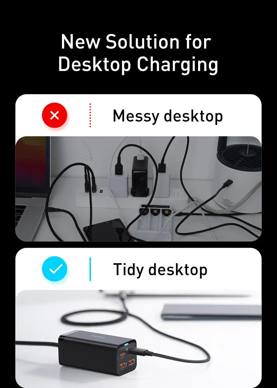Chargeur de bureau à quatre ports