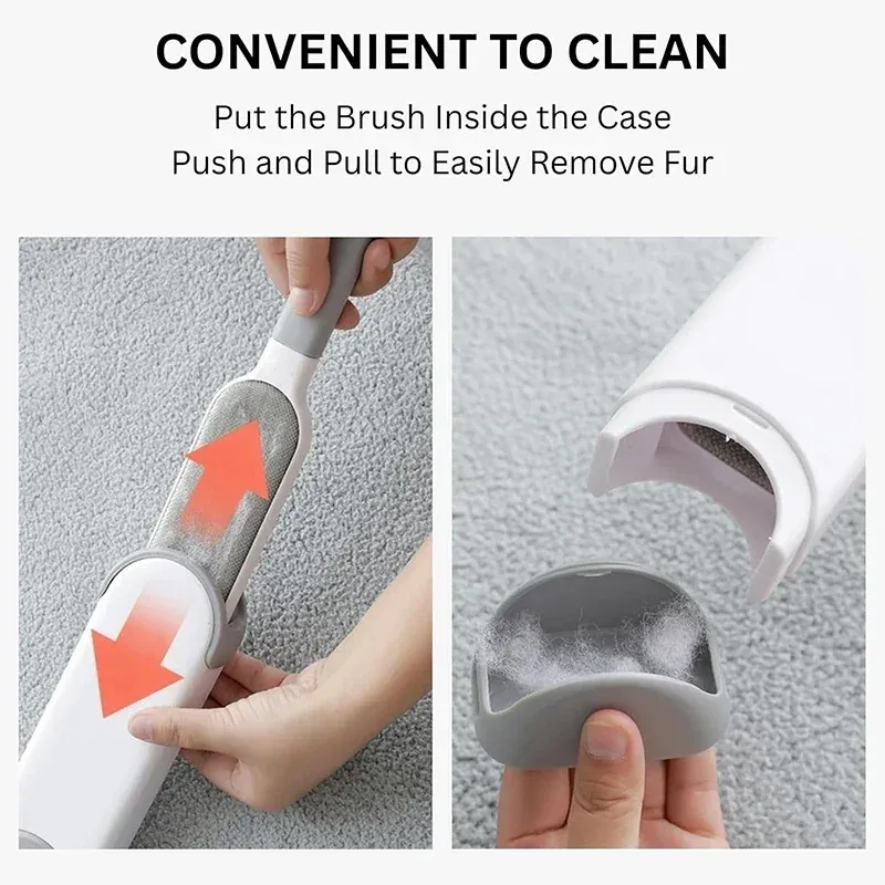 Rouleau anti-peluches réutilisable pour canapé et tapis, brosse électrostatique pour poils d'animaux 3