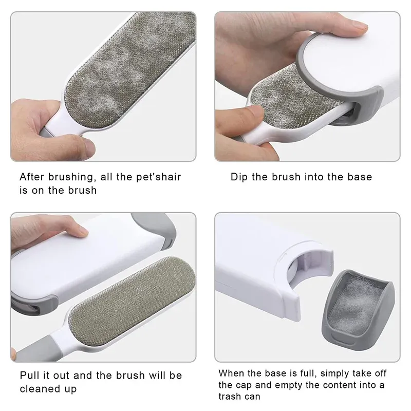 Rouleau anti-peluches magique, utilisation sur textile