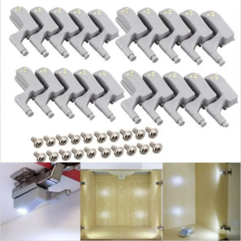 Éclairage LED sous armoire, vue de détail