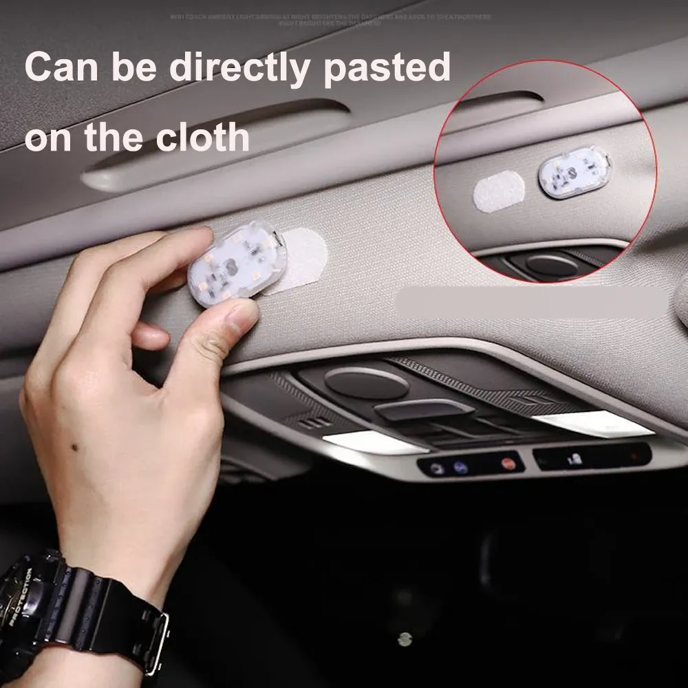 Lampe LED éclairant un espace de rangement