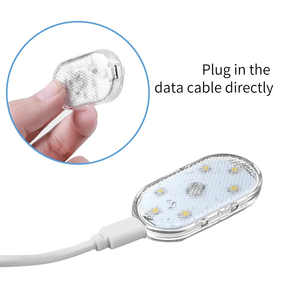 Lampe LED tactile dans l'habitacle