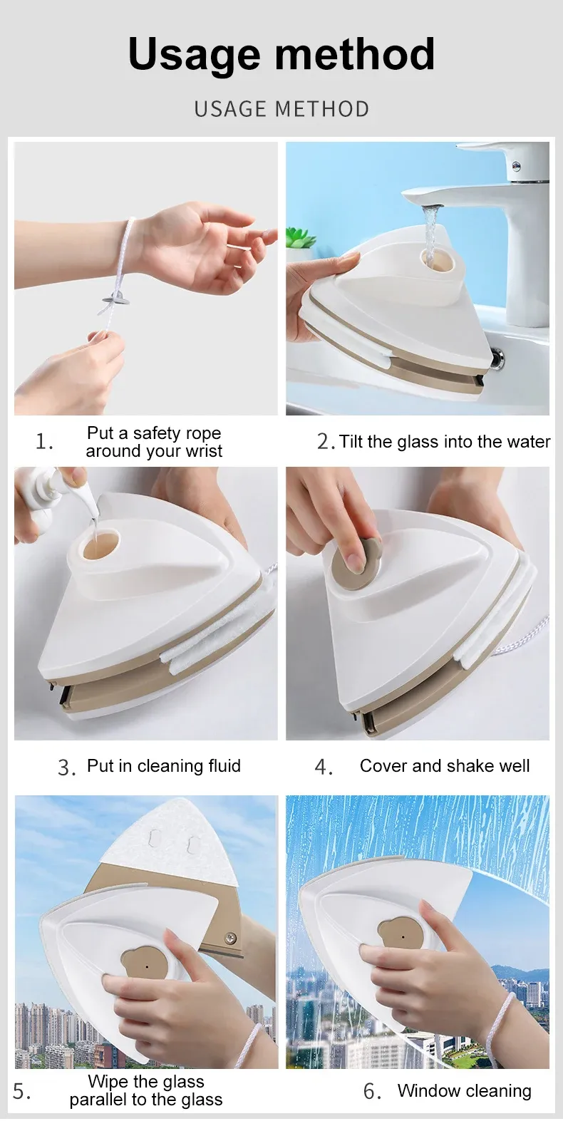 Brosse magnétique en contexte