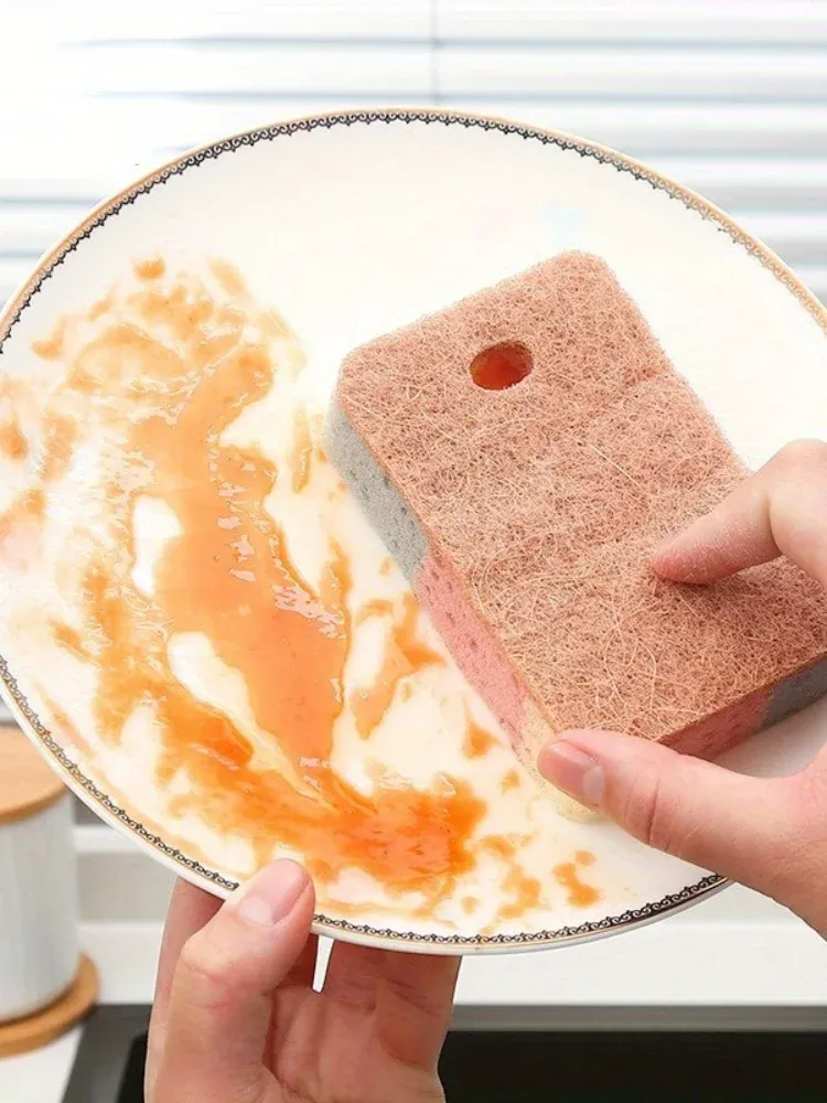 Éponge magique nano pour taches de cuisine, lingettes en coton pour la vaisselle et accessoires de nettoyage pour salle de bain 4