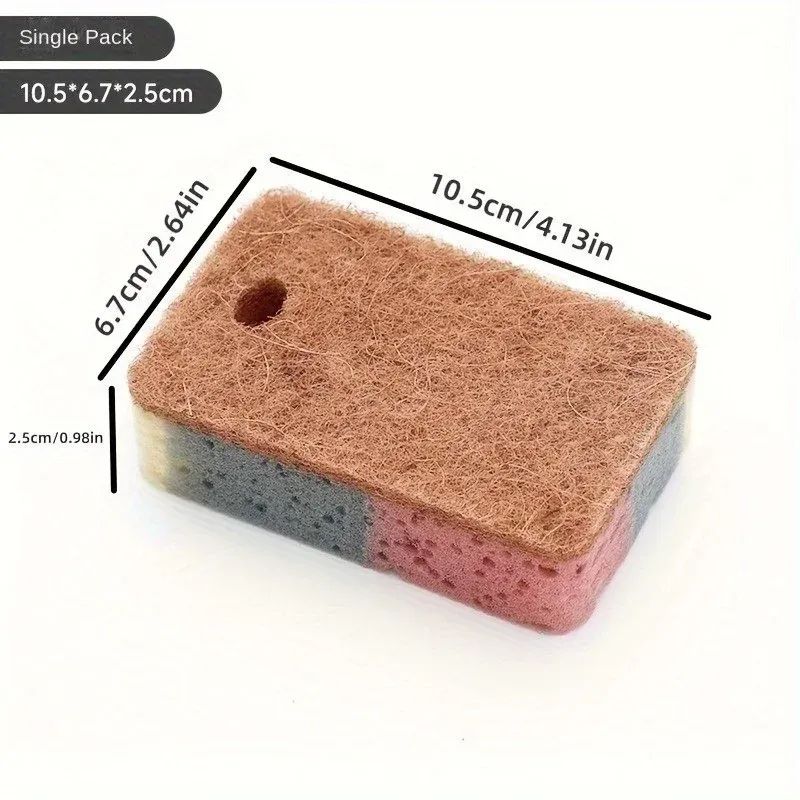 Éponge magique nano pour taches de cuisine, lingettes en coton pour la vaisselle et accessoires de nettoyage pour salle de bain 6