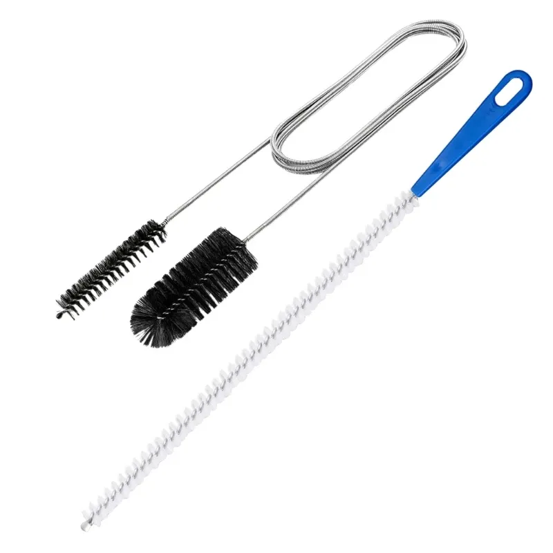 Brosses flexibles de nettoyage de canalisations pour déboucher cheveux et saletés dans les éviers, lot de 13 - Image 1
