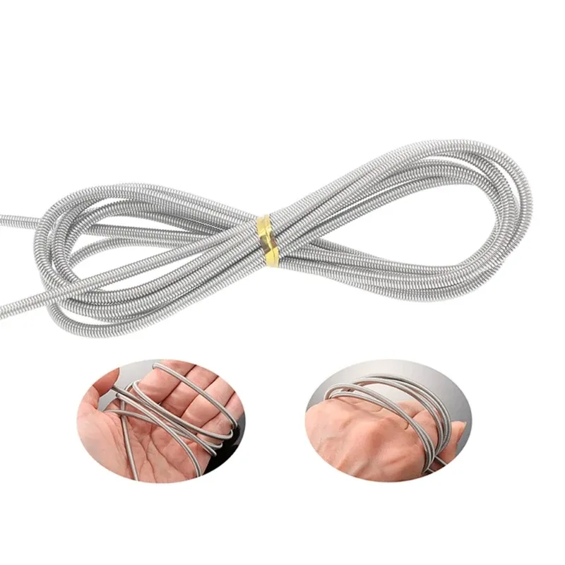 Brosses flexibles de nettoyage de canalisations pour déboucher cheveux et saletés dans les éviers, lot de 13 3
