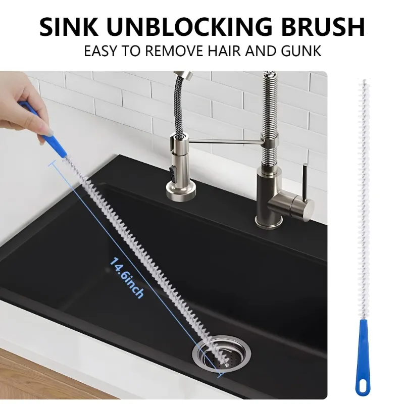 Brosse de nettoyage flexible en situation