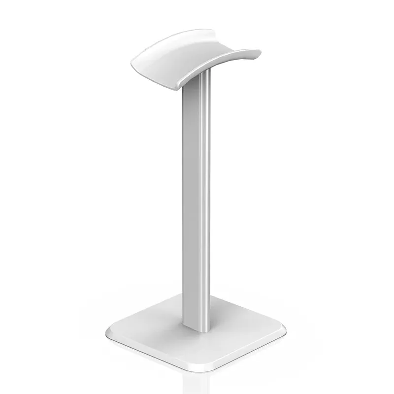 Support universel pour écouteurs et casque en plastique noir et blanc, à fixation flexible sur appui-tête 1