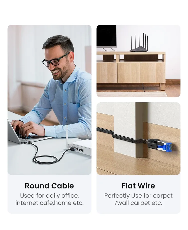 Utilisation du câble Ethernet dans différents scénarios