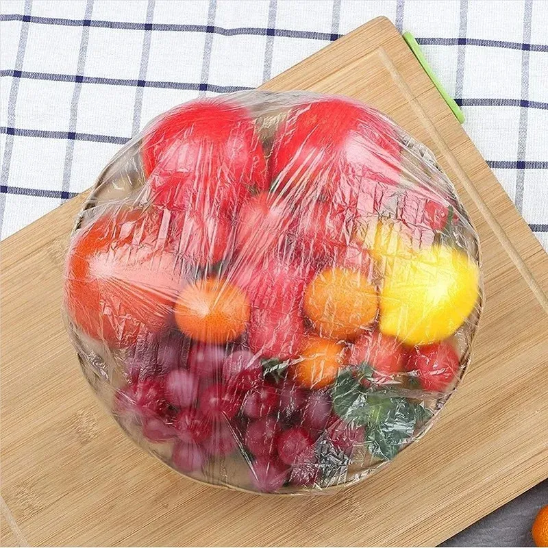 Couvercle alimentaire jetable en plastique, finition