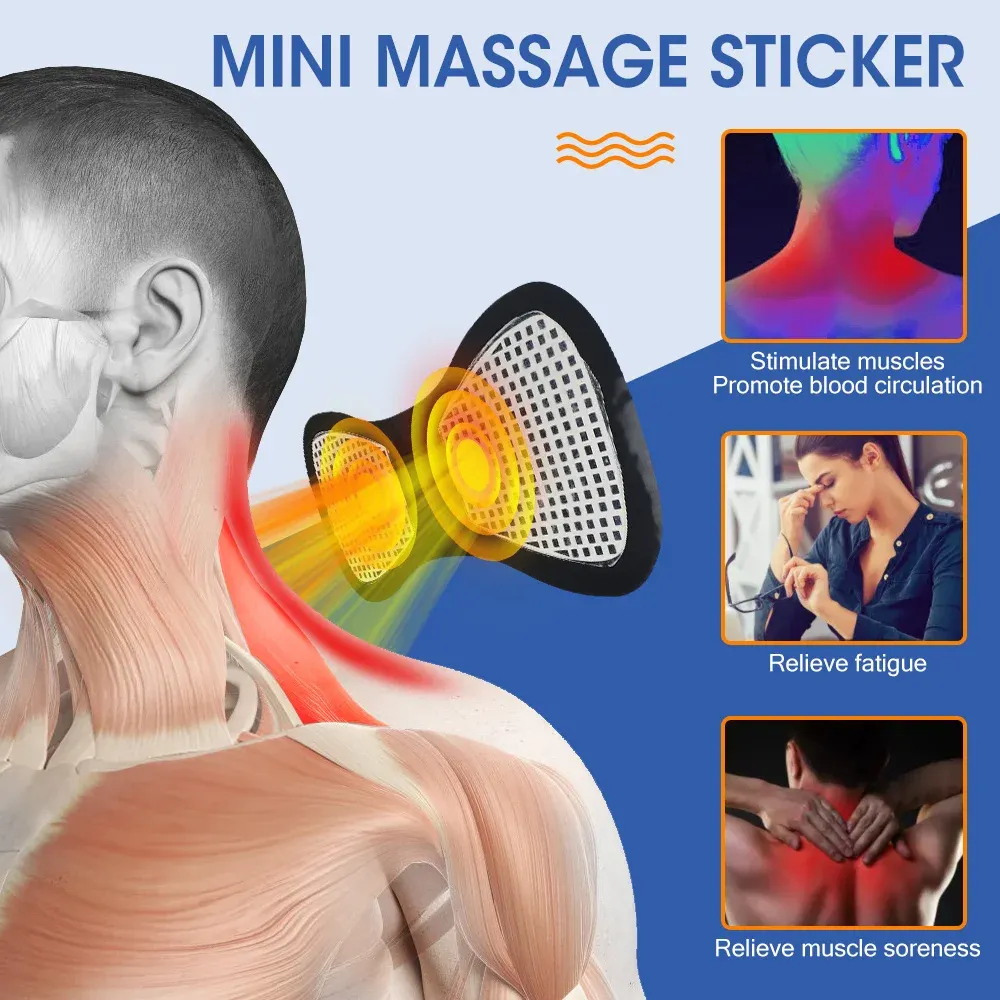 Masseur électrique cervical EMS, vue détaillée