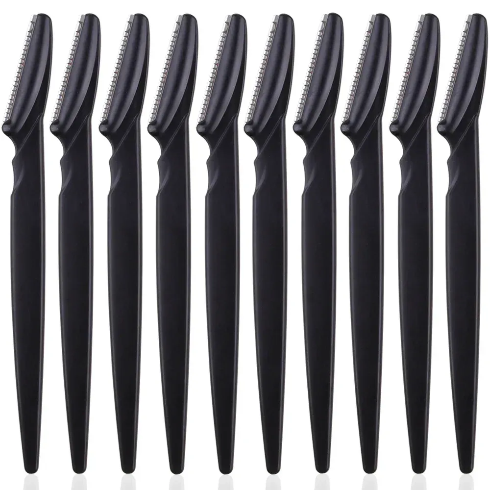 Lame de rasoir portable pour femme, couteau de sécurité pour épilation des sourcils et maquillage 10