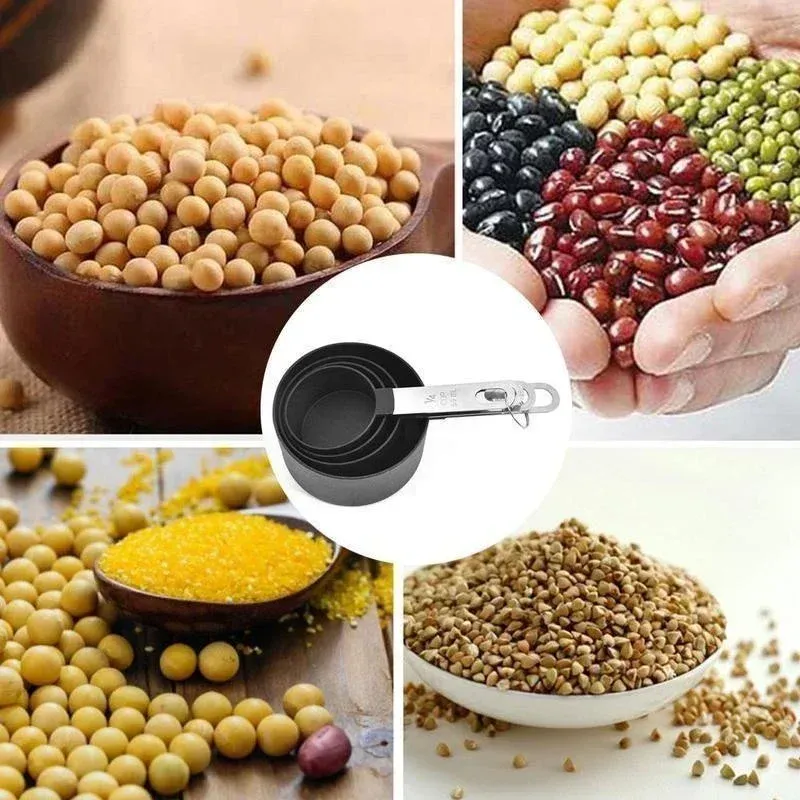 Cuillère doseuse et tasse à mesurer polyvalente, idéale pour la cuisson et la pâtisserie (farine, sucre, etc.) 6