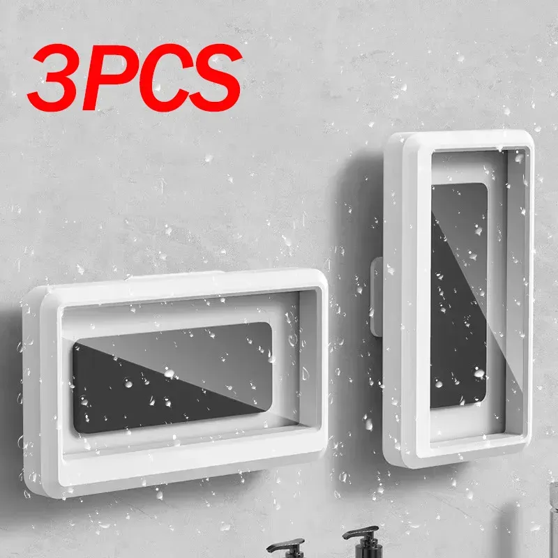 Étui étanche anti-buée pour téléphone portable, rotatif à 360 degrés, avec support pour salle de bain et douche, compatible écran tactile 7