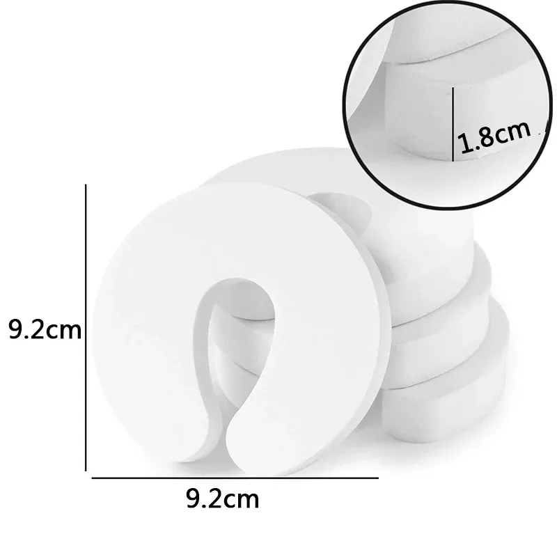 Protège-doigts de porte en mousse pour bébé, lot de 4 : sécurité enfant anti-pincement 6