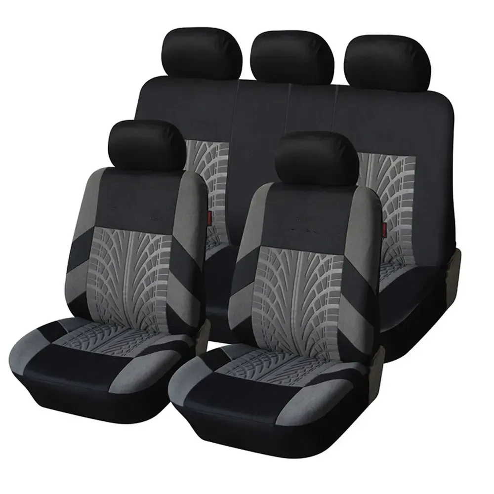 Ensemble complet de housses de siège auto avant et arrière universelles pour SUV, berline et van