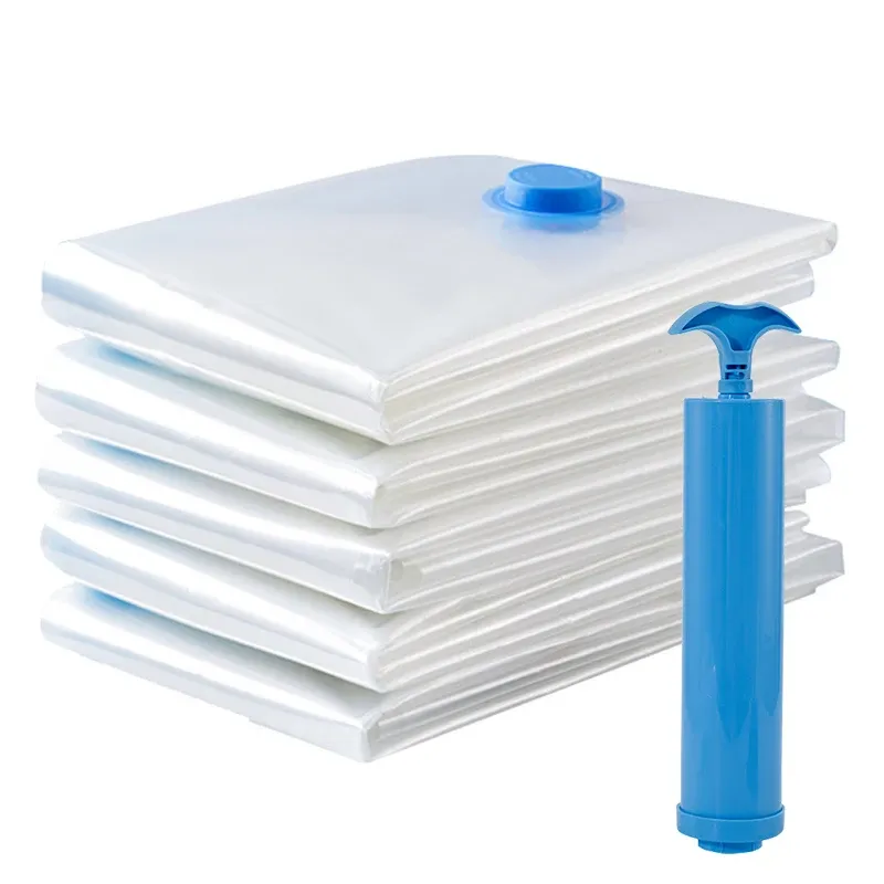 Sacs de rangement sous vide pour vêtements et literie, compacts et pliables, 1 pièce 3