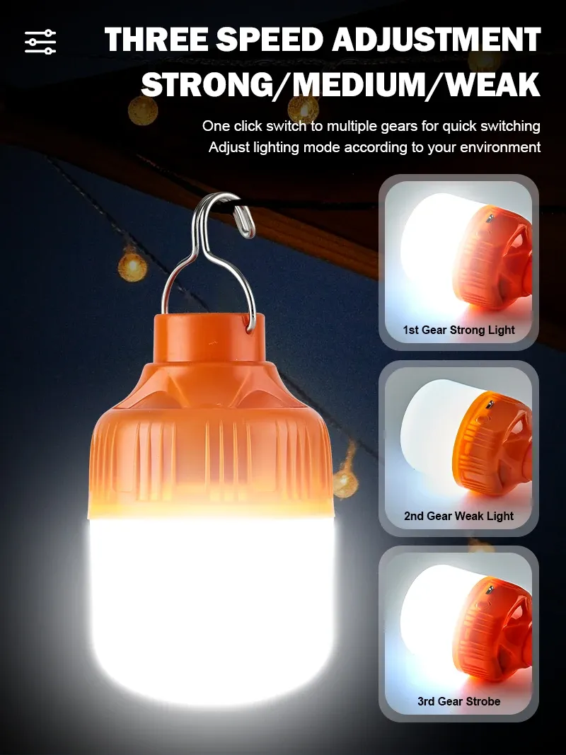 Lampe LED pour marché nocturne