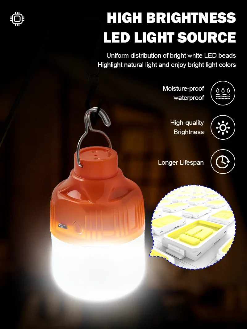 Lampe LED portable pour le camping