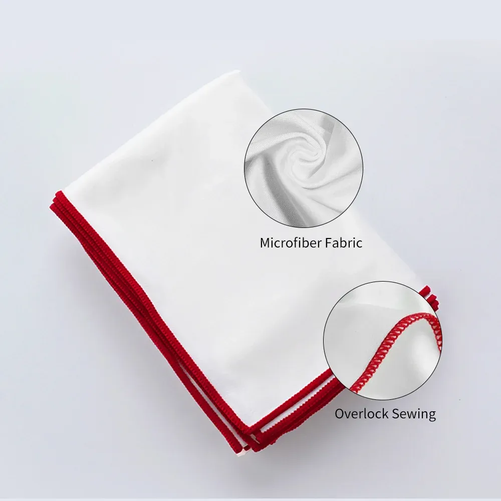 Chiffon de polissage en microfibre en situation