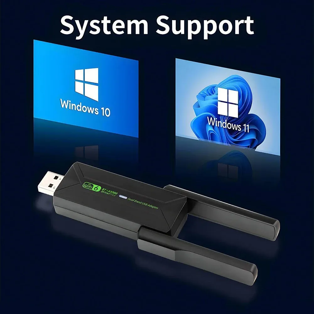 Adaptateur USB Wi-Fi 6 Bluetooth 5.4 connexion sur ordinateur