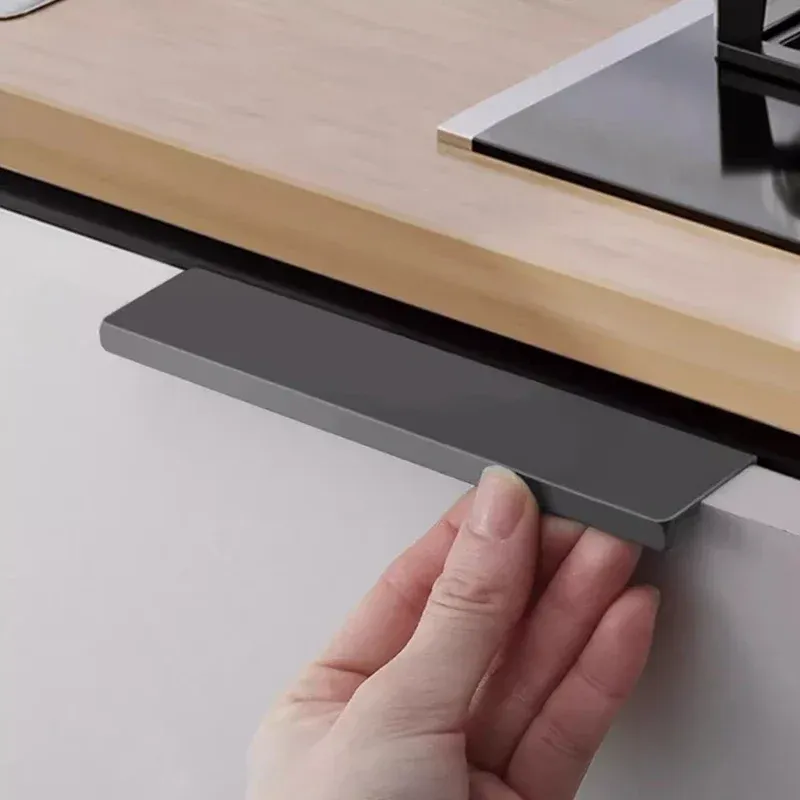 Poignées de meuble cachées avec vis en alliage d'aluminium 4