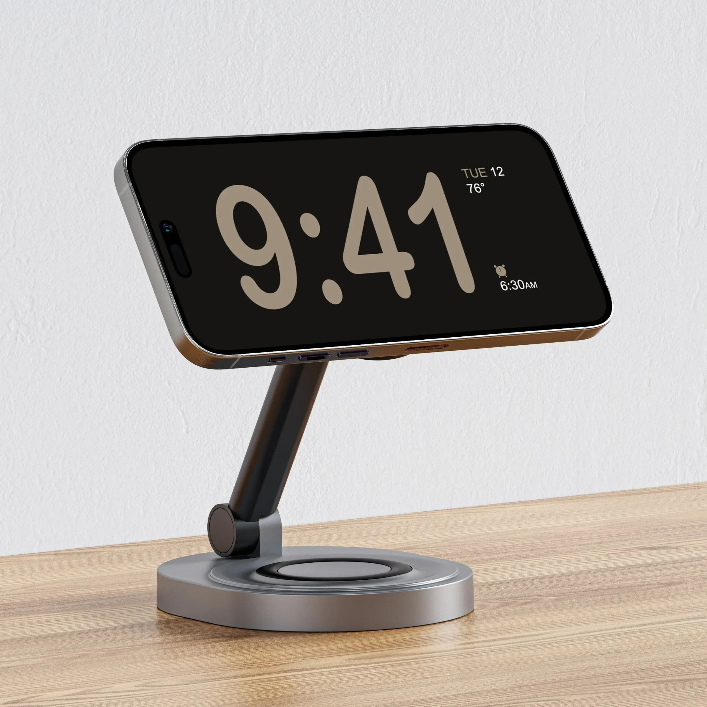 Support de chargeur magnétique sans fil 2 en 1 pour iPhone 15, 14, 13, 12, 11 Pro Max, 11, X, Apple Watch et AirPods, station de charge rapide
