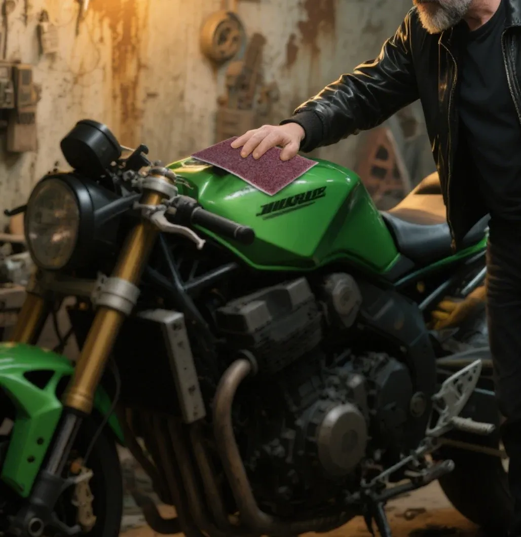 Éponge magique en mélamine pour pièces de moto et cuisine - Éponge de nettoyage très résistante 6