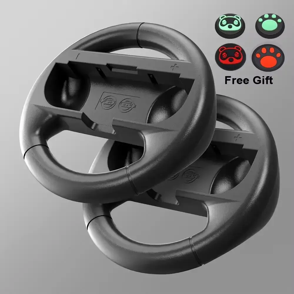 Ensemble de 2 pièces pour Nintendo Switch OLED : volant de course, poignée de manette et sac de transport 8