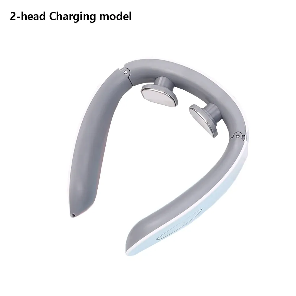 Masseur cervical intelligent portable, rechargeable par USB, pour soulager les douleurs cervicales, masseur électrique à tissus profonds pour la nuque 11
