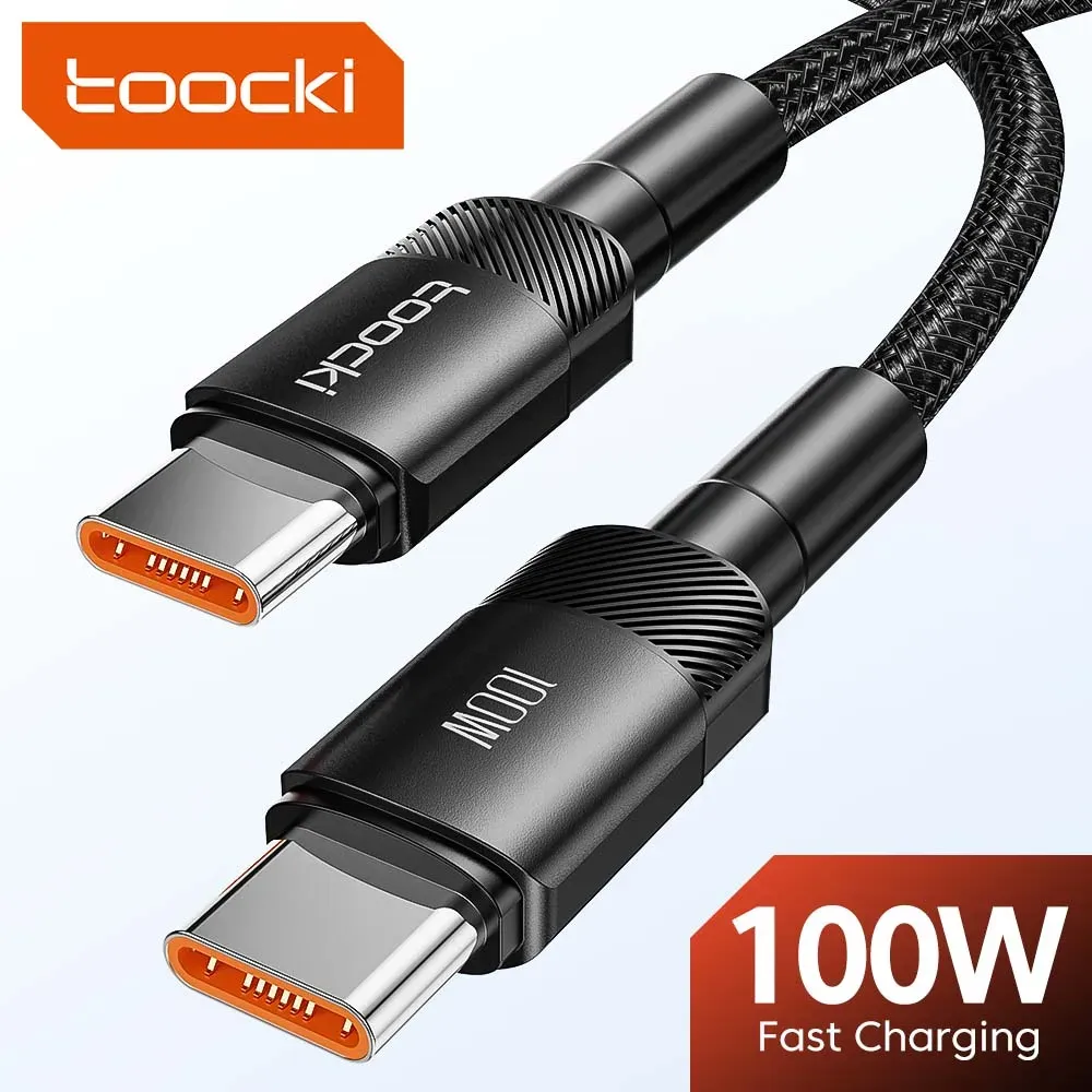 Câble USB-C vers USB-C 100 W Toocki, PD 3.0, charge rapide 4.0, pour iPhone 15, MacBook, Samsung et Xiaomi
