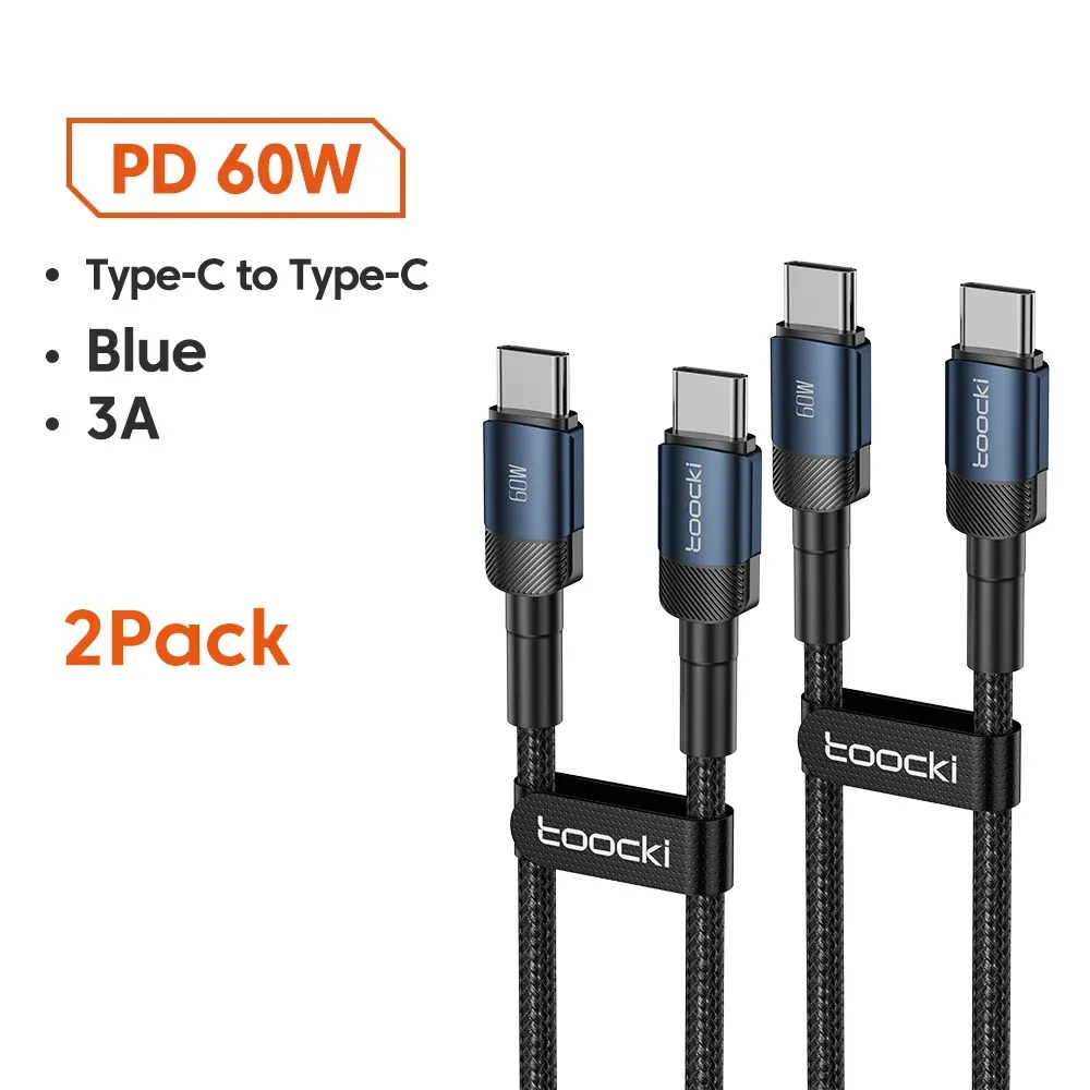 Câble USB-C vers USB-C 100 W Toocki, PD 3.0, charge rapide 4.0, pour iPhone 15, MacBook, Samsung et Xiaomi 15
