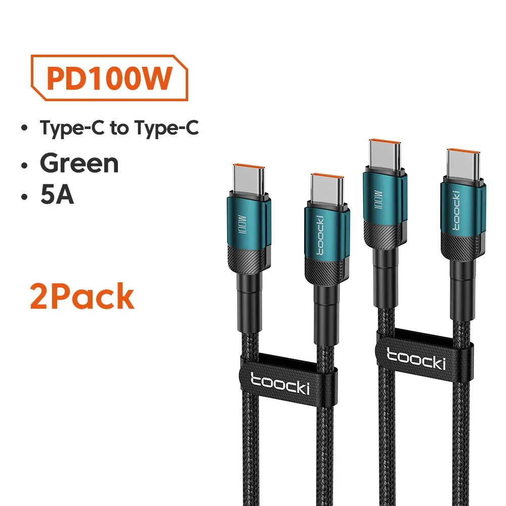 Câble USB-C vers USB-C 100 W Toocki, PD 3.0, charge rapide 4.0, pour iPhone 15, MacBook, Samsung et Xiaomi 7