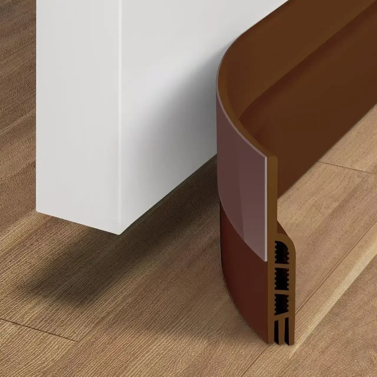 Bouchon de tirage de porte, rendu final