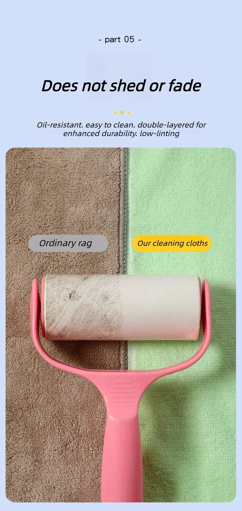 Chiffon de nettoyage en microfibre pour le nettoyage des vitres