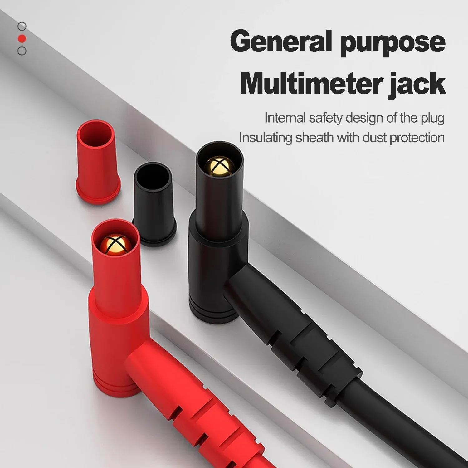 Sondes de test pour multimètre 10 A / 20 A à pointe aiguille, tête de multimètre numérique, kit de câbles de sonde, en silicone 4