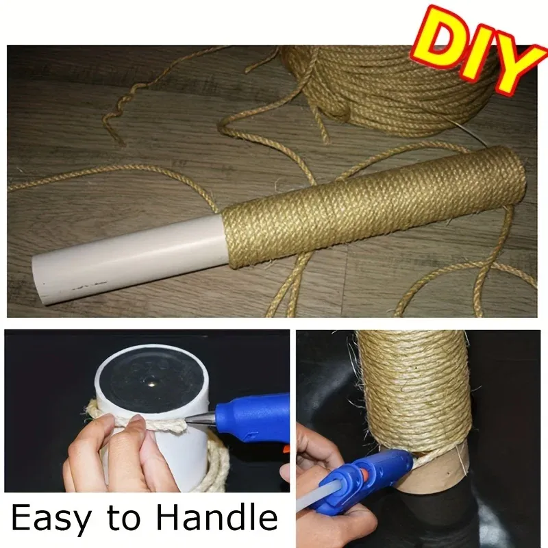 Corde à gratter en sisal naturel pour chat, 10 m / 20 m / 50 m 4