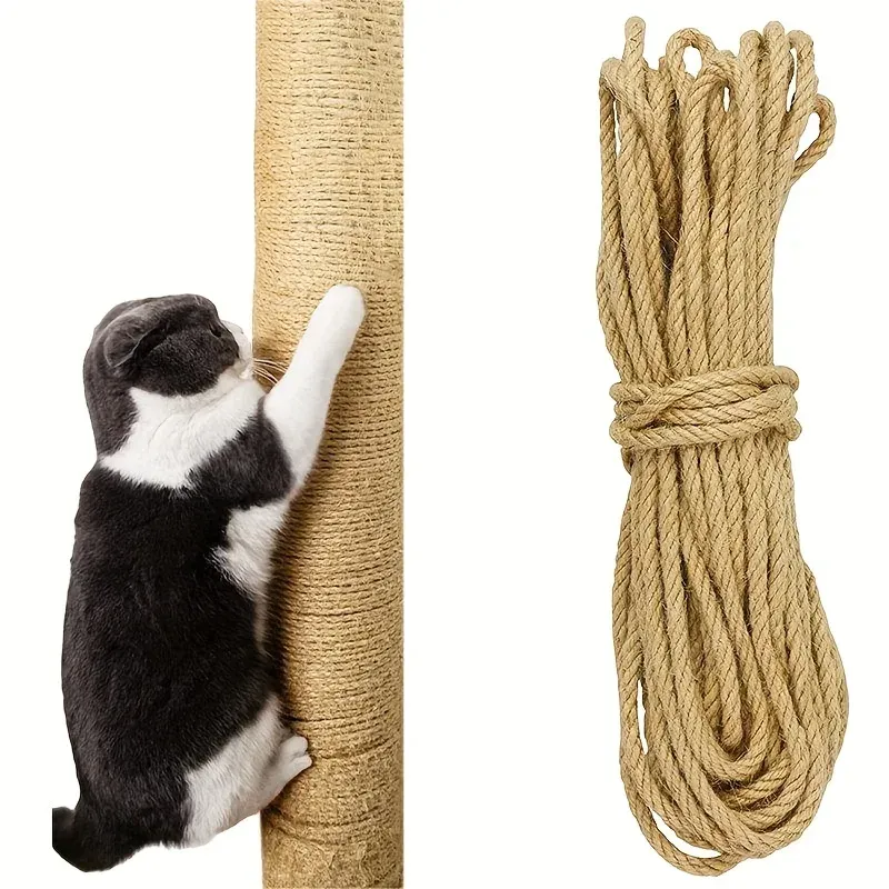 Détail de la fibre de sisal naturel
