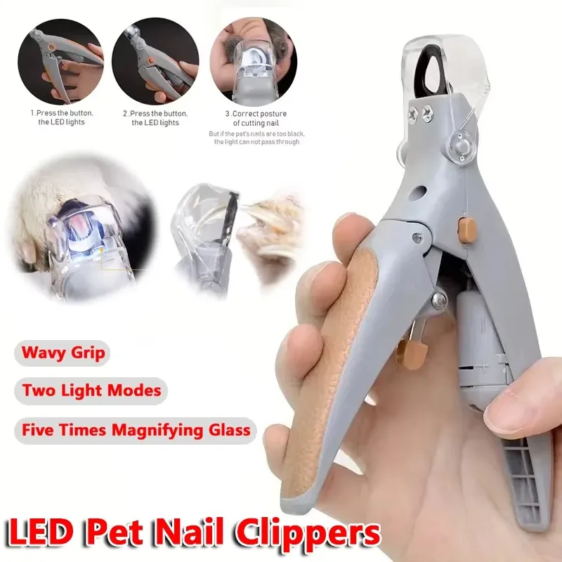 LED coupe-ongles... wait, the source is already French. Cleaning it up into a clean, professional title without spammy keywords:
Coupe-ongles LED pour animaux de compagnie, ciseaux de toilettage pour chats et chiens avec lumière, soin des griffes simple et sûr, 1 pièce - Image 1