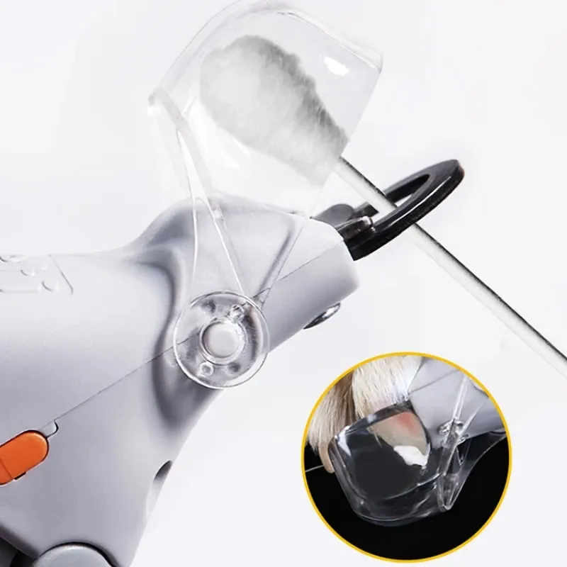 Détail du coupe-ongles LED pour animaux de compagnie