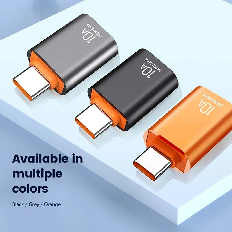 Détail de la finition de l'adaptateur USB-C