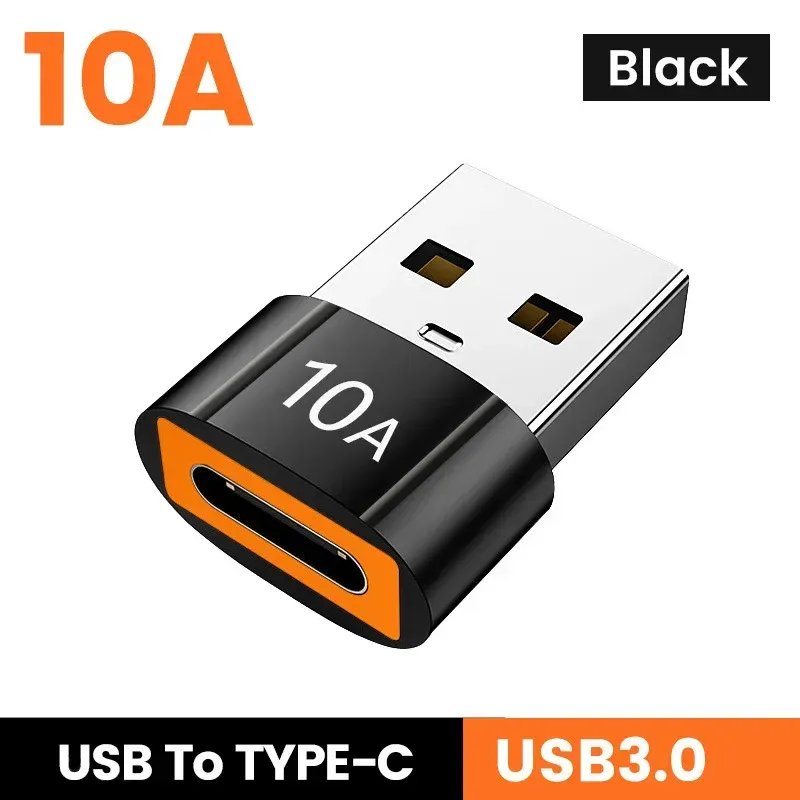 Adaptateur USB-C 3.0 vers USB 3.0 pour téléphone portable, convertisseur USB-C mâle vers femelle pour ordinateurs portables et PC 10